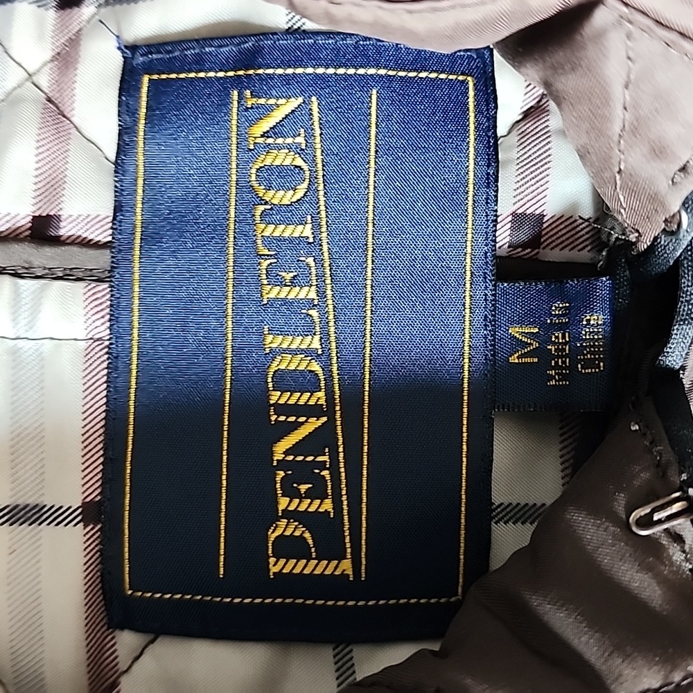 Pendleton Fall Quilted Dark Brown Jacket - image 8